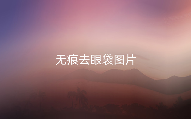 无痕去眼袋图片
